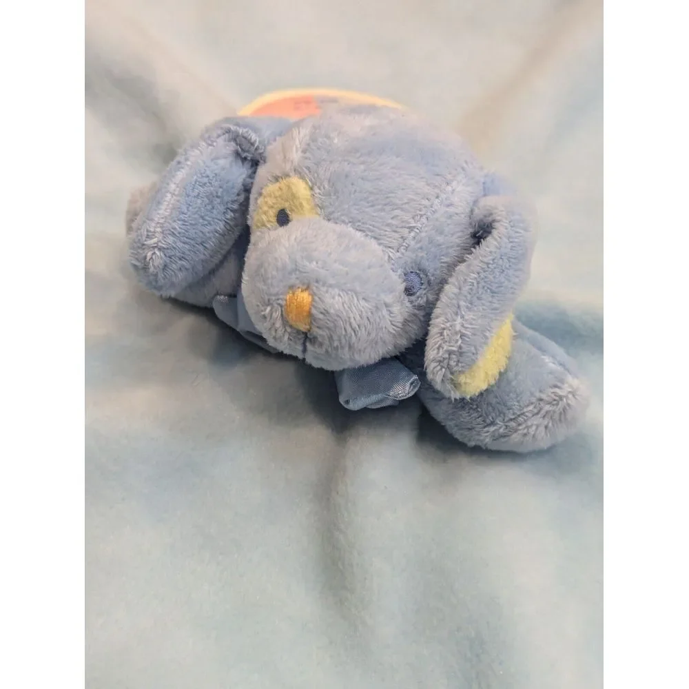 NUNU Blankets and Beyond Dog Blue Green Security Blanket Lovey Puppy Dog Plush